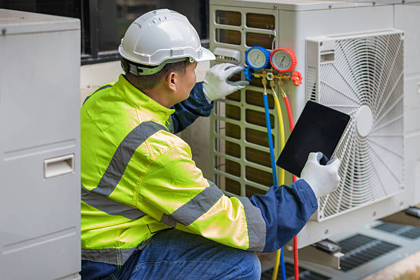 Professional Air Conditioning Repair technician working in Fairview, OK